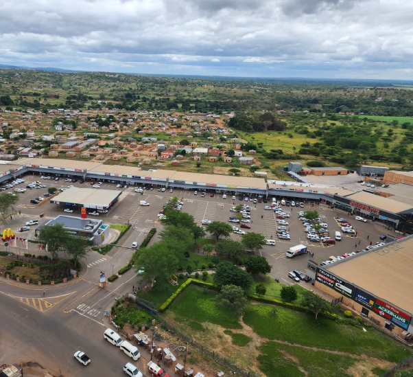 Jozini Mall aerial view