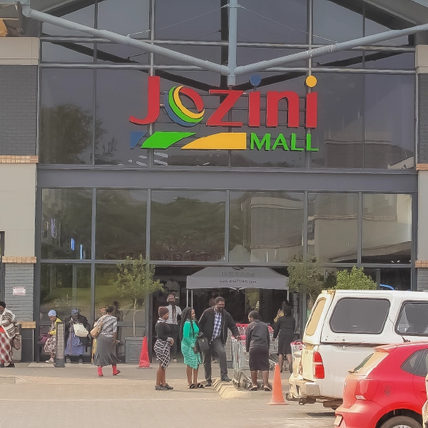 Jozini mall entrance